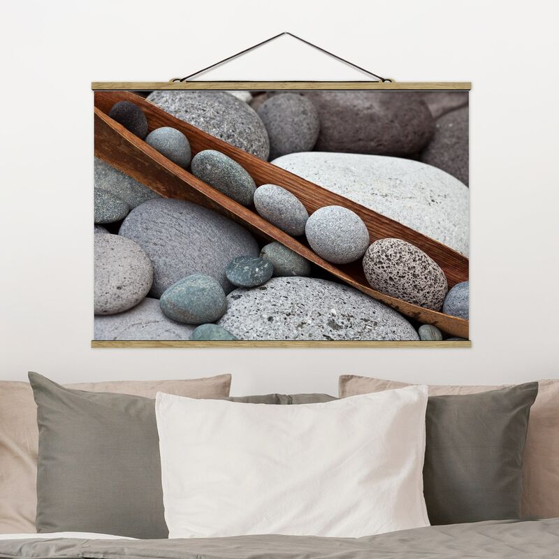 

Imagen de tela - Still Life With Gray Stones - Apaisado 2:3 Dimensión LxA: 53.5cm x 80cm