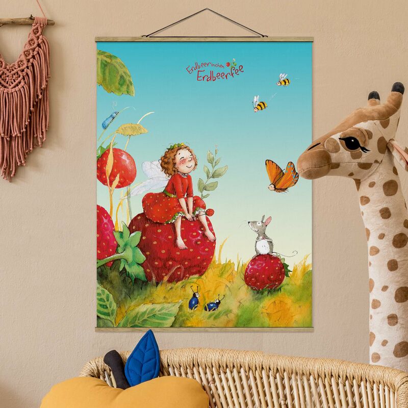 

Imagen de tela - Strawberry Rabbit Erdbeerfee - Enchanting - Alto 4:3 Dimensión LxA: 46.5cm x 35cm