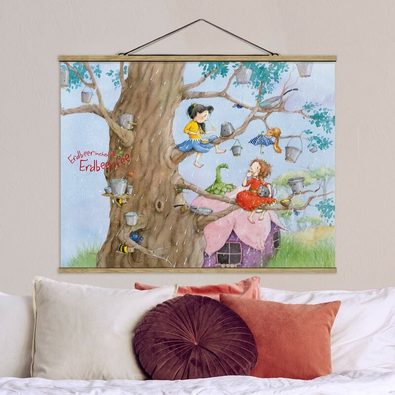 

Imagen de tela - Strawberry Rabbit Erdbeerfee - It's Raining - Apaisado 3:4 Dimensión LxA: 60cm x 80cm