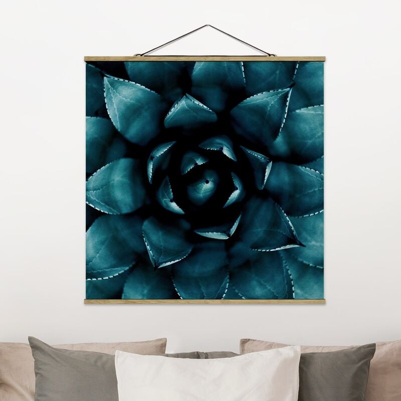 

Imagen de tela - Succulent Petrol II - Cuadrado 1:1 Dimensión LxA: 100cm x 100cm