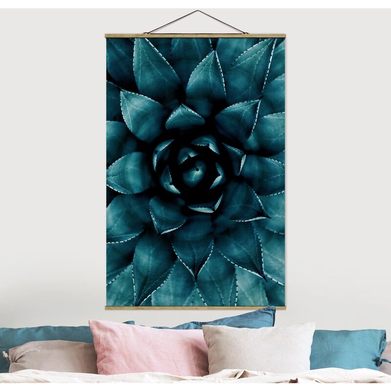 

Imagen de tela - Succulent Petrol II - Alto 3:2 Dimensión LxA: 75cm x 50cm