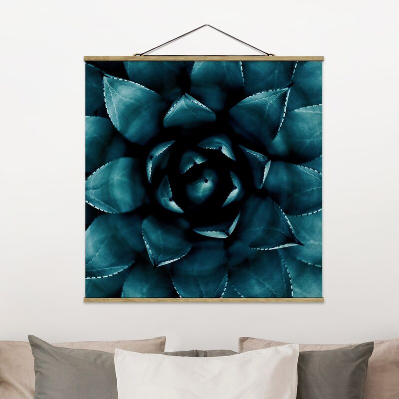 

Imagen de tela - Succulent Petrol II - Cuadrado 1:1 Dimensión LxA: 35cm x 35cm