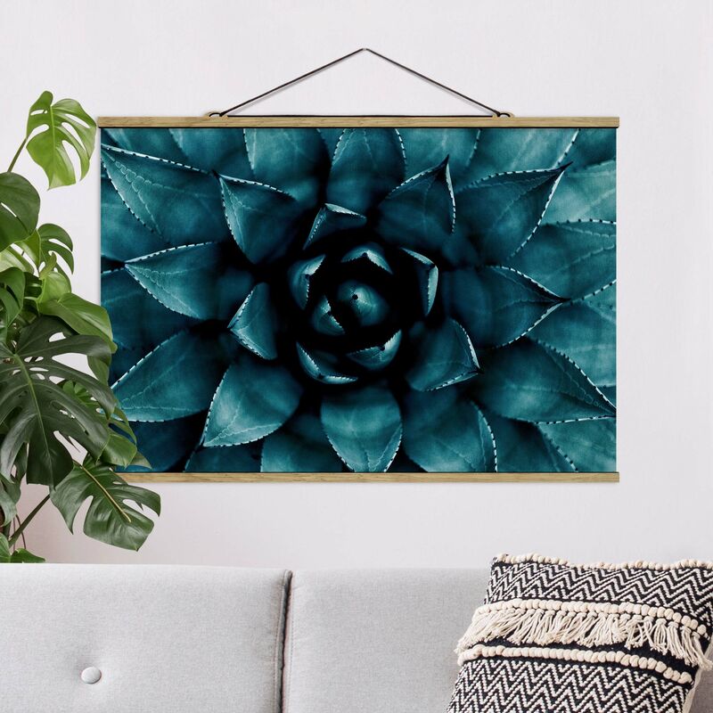 

Imagen de tela - Succulent Petrol II - Apaisado 2:3 Dimensión LxA: 23.5cm x 35cm