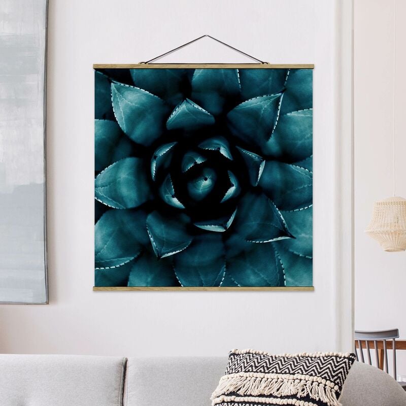 

Imagen de tela - Succulent Petrol II - Cuadrado 1:1 Dimensión LxA: 50cm x 50cm