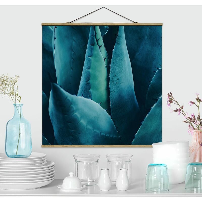 

Imagen de tela - Succulent Plant Petrol - Cuadrado 1:1 Dimensión LxA: 100cm x 100cm