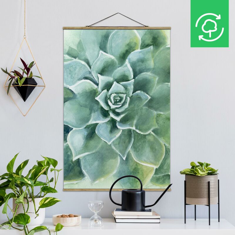 

Imagen de tela - Succulent Watercolor Dark - Alto 3:2 Dimensión LxA: 52.5cm x 35cm