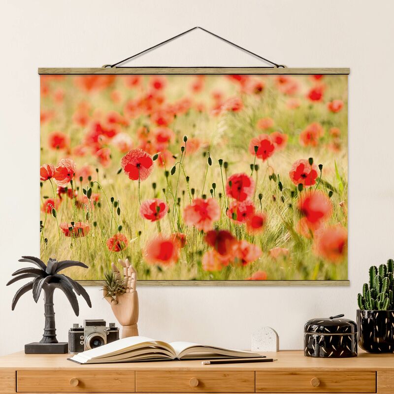 

Imagen de tela - Summer Poppies - Apaisado 2:3 Dimensión LxA: 53.5cm x 80cm