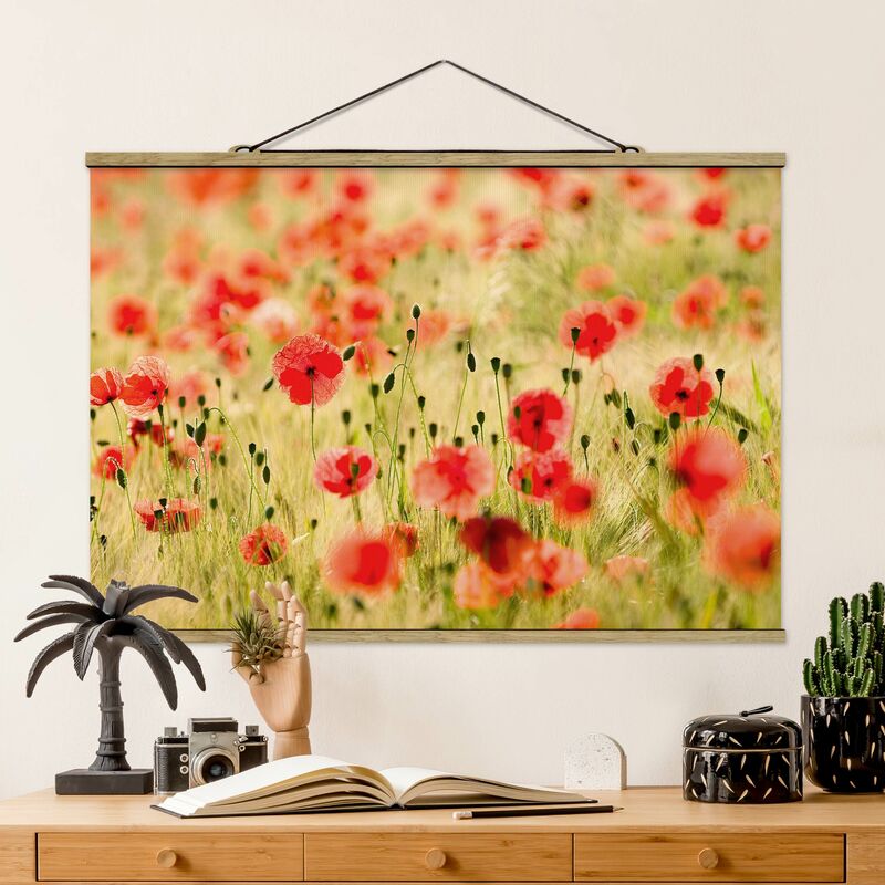 

Imagen de tela - Summer Poppies - Apaisado 2:3 Dimensión LxA: 66.5cm x 100cm