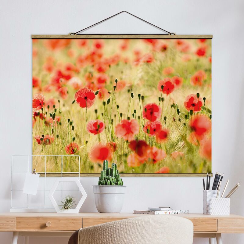 

Imagen de tela - Summer Poppies - Apaisado 3:4 Dimensión LxA: 60cm x 80cm