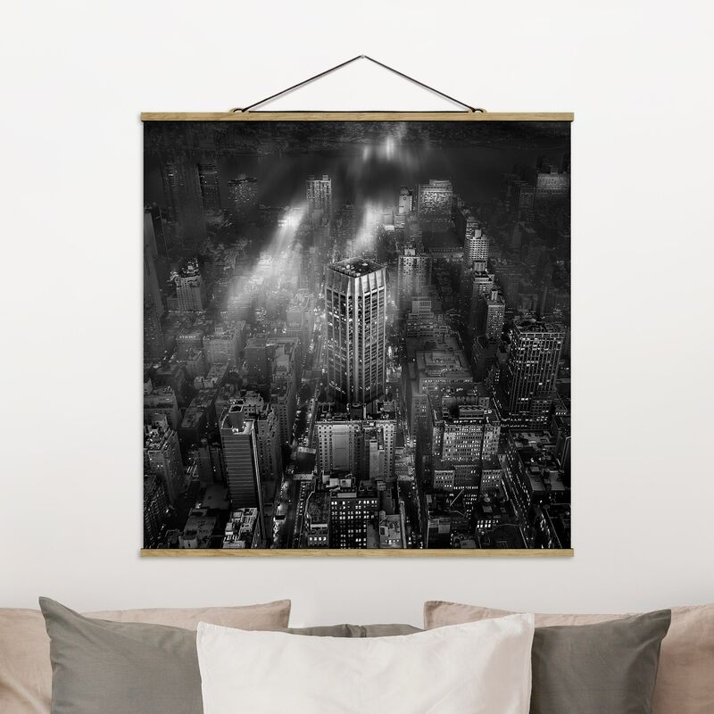 

Imagen de tela - Sunlight Over New York City - Cuadrado 1:1 Dimensión LxA: 80cm x 80cm
