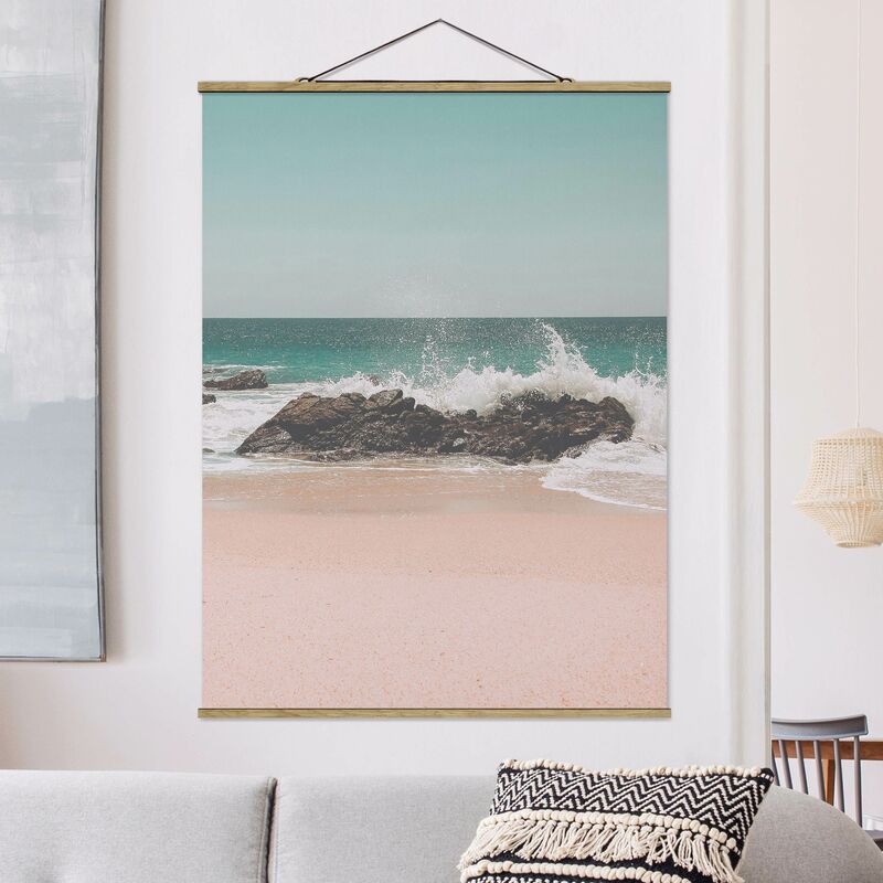 

Imagen de tela - Sunny Beach Mexico - Alto 4:3 Dimensión LxA: 133.5cm x 100cm