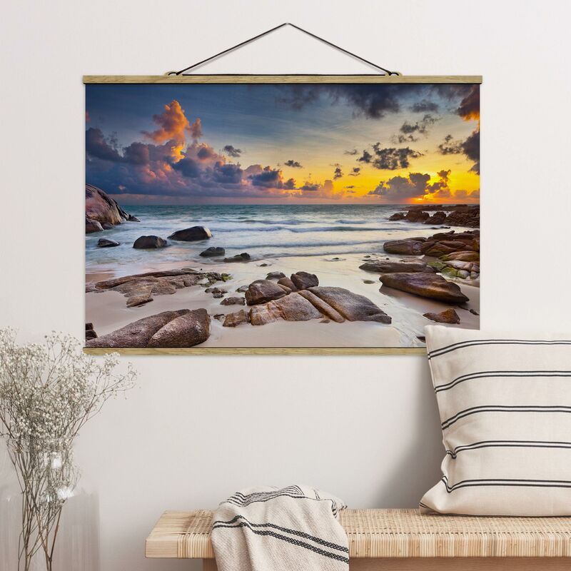 

Imagen de tela - Sunrise Beach In Thailand - Apaisado 2:3 Dimensión LxA: 53.5cm x 80cm