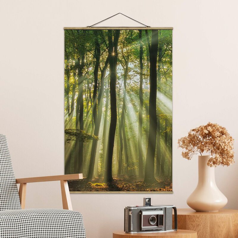 

Imagen de tela - Sunny Day In The Forest - Alto 3:2 Dimensión LxA: 120cm x 80cm