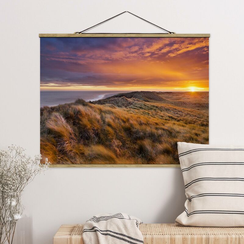 

Imagen de tela - Sunrise On The Beach On Sylt - Apaisado 3:4 Dimensión LxA: 60cm x 80cm