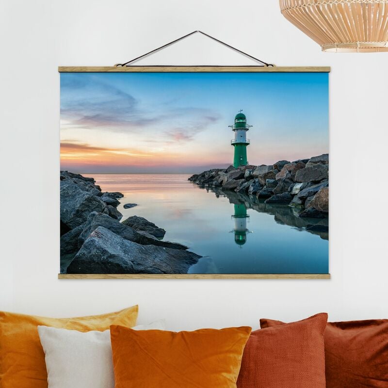 

Imagen de tela - Sunset at the Lighthouse - Apaisado 3:4 Dimensión LxA: 60cm x 80cm