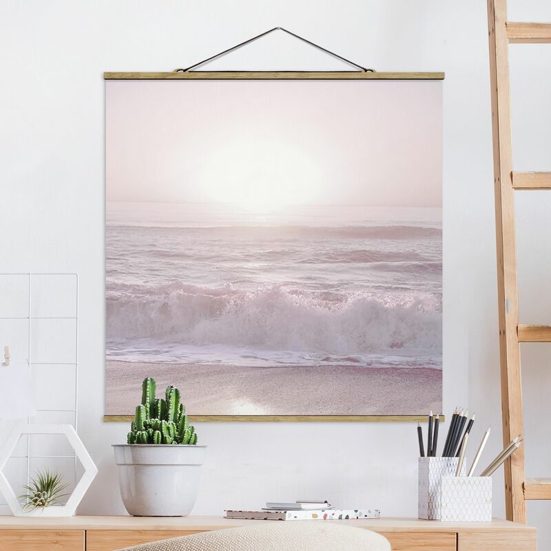 

Imagen de tela - Sunset In Pale Pink - Cuadrado 1:1 Dimensión LxA: 35cm x 35cm