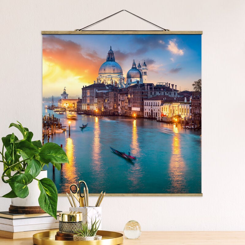 

Imagen de tela - Sunset in Venice - Cuadrado 1:1 Dimensión LxA: 80cm x 80cm