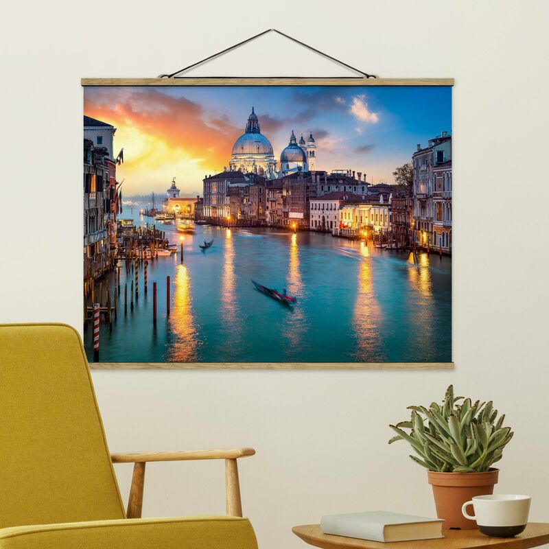

Imagen de tela - Sunset in Venice - Apaisado 3:4 Dimensión LxA: 26cm x 35cm