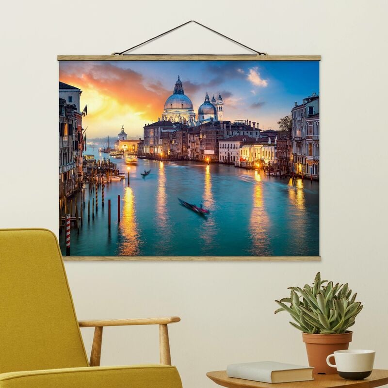 

Imagen de tela - Sunset in Venice - Apaisado 3:4 Dimensión LxA: 75cm x 100cm