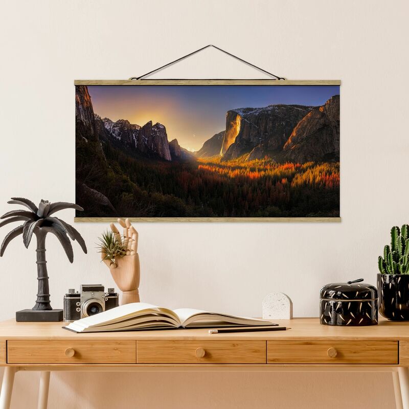 

Imagen de tela - Sunset In Yosemite - Apaisado 1:2 Dimensión LxA: 50cm x 100cm