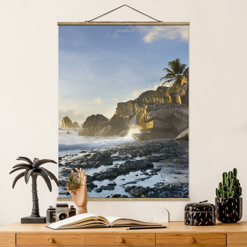 

Imagen de tela - Sunset On The Island Paradise - Alto 4:3 Dimensión LxA: 106.5cm x 80cm
