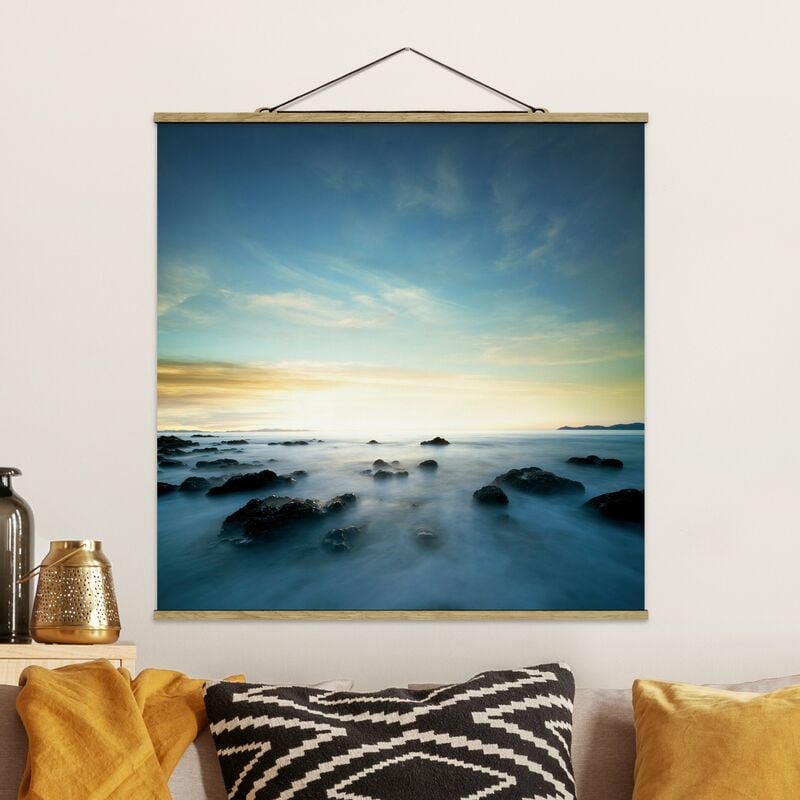 

Imagen de tela - Sunset Over The Ocean - Cuadrado 1:1 Dimensión LxA: 100cm x 100cm