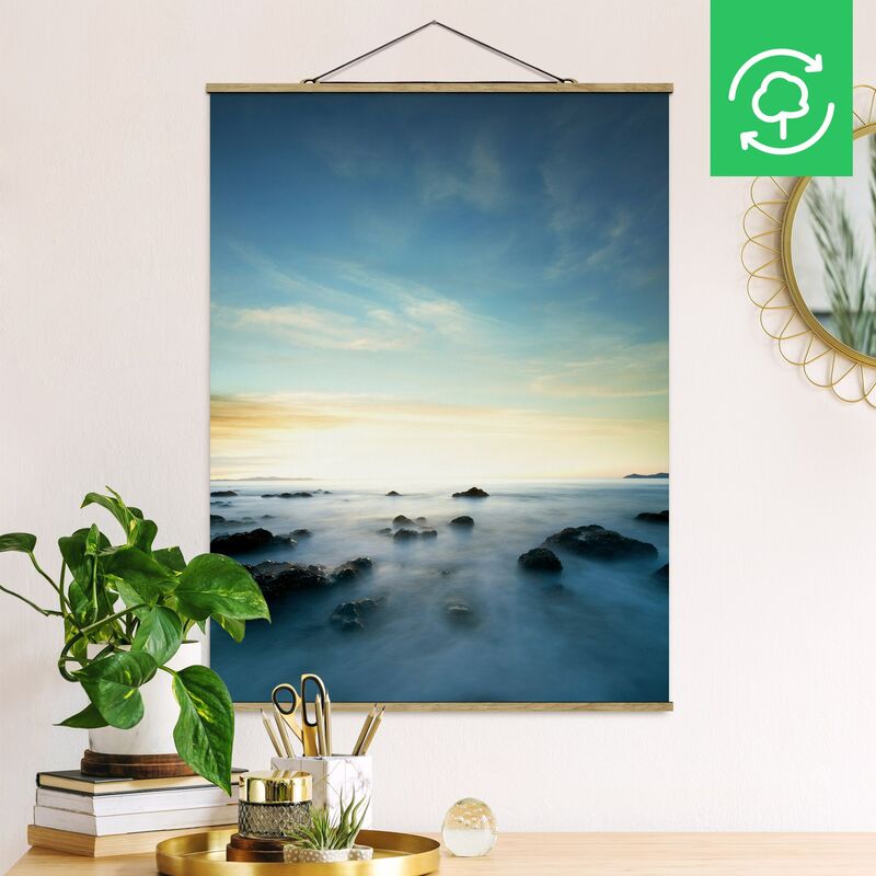 

Imagen de tela - Sunset Over The Ocean - Alto 4:3 Dimensión LxA: 106.5cm x 80cm