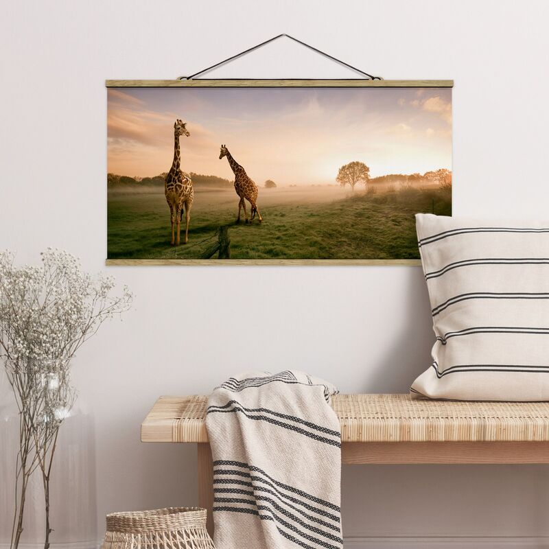

Imagen de tela - Surreal Giraffes - Apaisado 1:2 Dimensión LxA: 40cm x 80cm