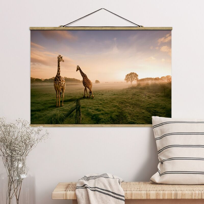 

Imagen de tela - Surreal Giraffes - Apaisado 2:3 Dimensión LxA: 53.5cm x 80cm