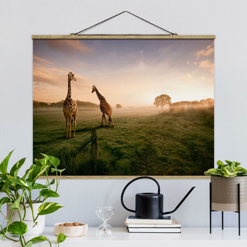 

Imagen de tela - Surreal Giraffes - Apaisado 3:4 Dimensión LxA: 75cm x 100cm