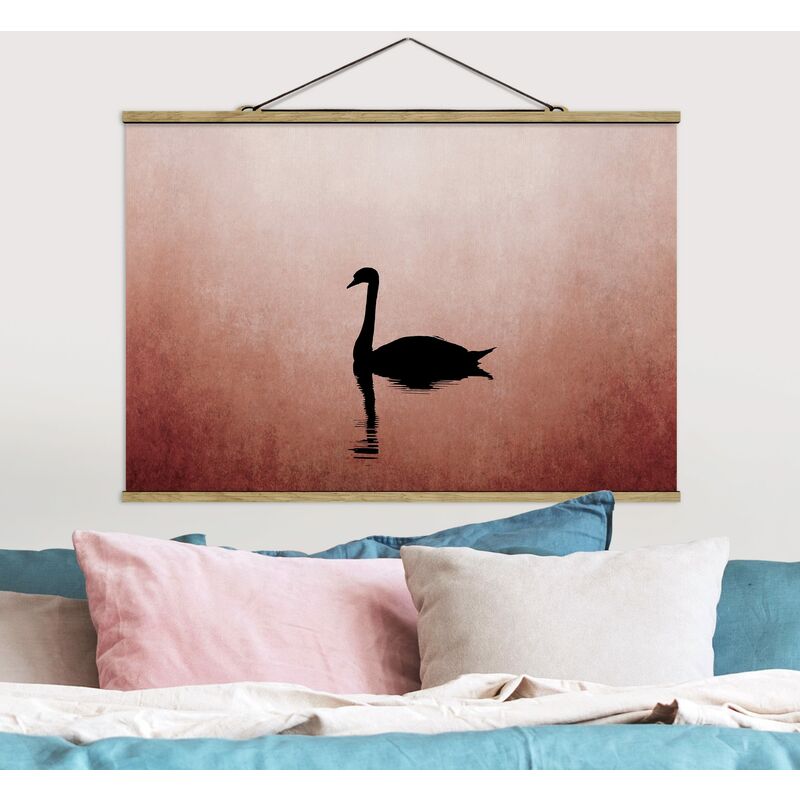

Imagen de tela - Swan In Sunset - Apaisado 2:3 Dimensión LxA: 66.5cm x 100cm