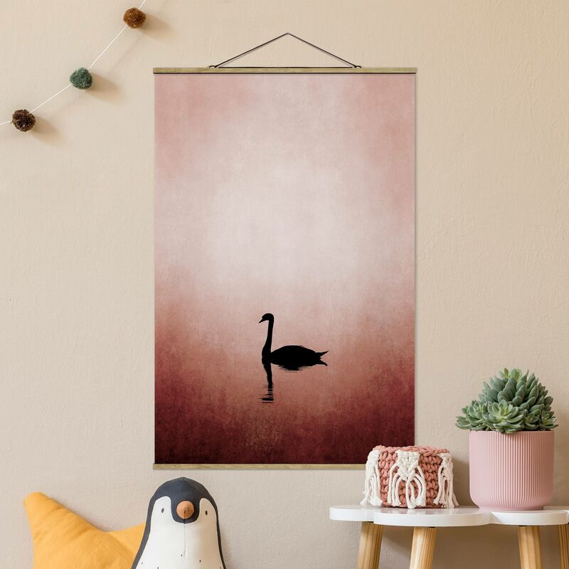 

Imagen de tela - Swan In Sunset - Alto 3:2 Dimensión LxA: 75cm x 50cm