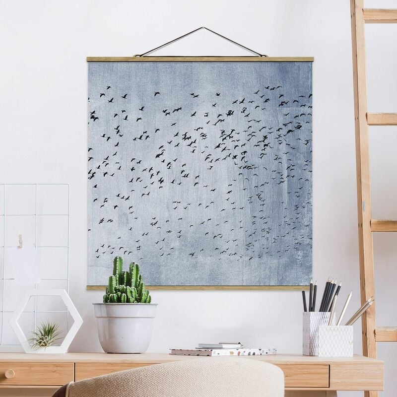 

Imagen de tela - Swarm Behavior - Cuadrado 1:1 Dimensión LxA: 35cm x 35cm