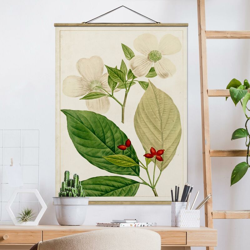 

Imagen de tela - Tableau Leaf Flower Fruit III - Alto 4:3 Dimensión LxA: 106.5cm x 80cm