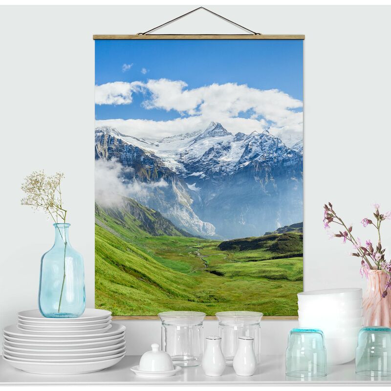 

Imagen de tela - Swiss Alpine Panorama - Alto 4:3 Dimensión LxA: 66.4cm x 50cm