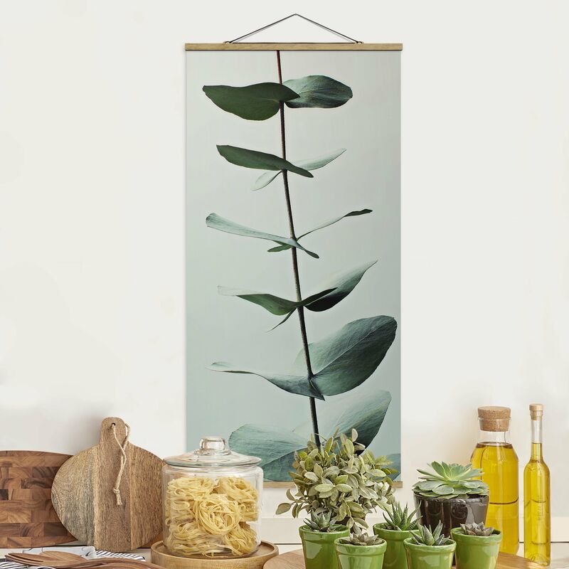 

Bilderwelten - Imagen de tela - Symmetrical Eucalytus Twig - Alto 2:1 Dimensión LxA: 70cm x 35cm