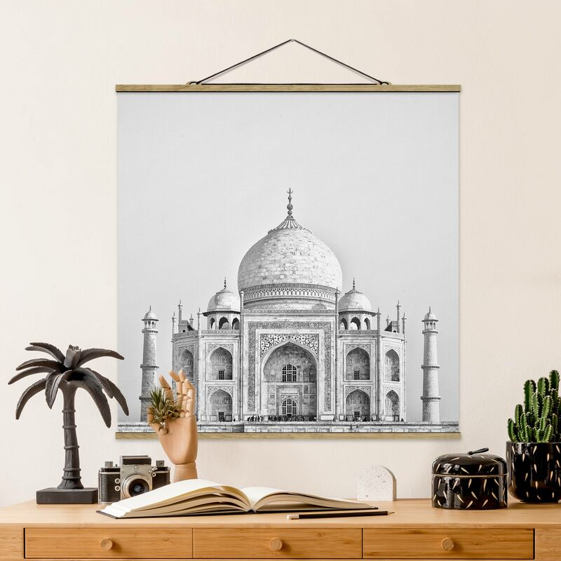 

Imagen de tela - Taj Mahal In Gray - Cuadrado 1:1 Dimensión LxA: 35cm x 35cm