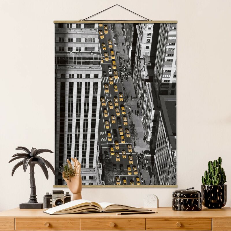 

Imagen de tela - Taxi Traffic In Manhattan - Alto 4:3 Dimensión LxA: 46.5cm x 35cm