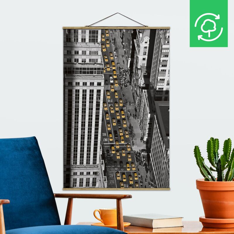 

Imagen de tela - Taxi Traffic In Manhattan - Alto 3:2 Dimensión LxA: 120cm x 80cm