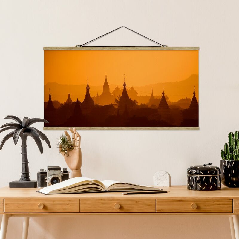 

Imagen de tela - Temple City In Myanmar - Apaisado 1:2 Dimensión LxA: 40cm x 80cm
