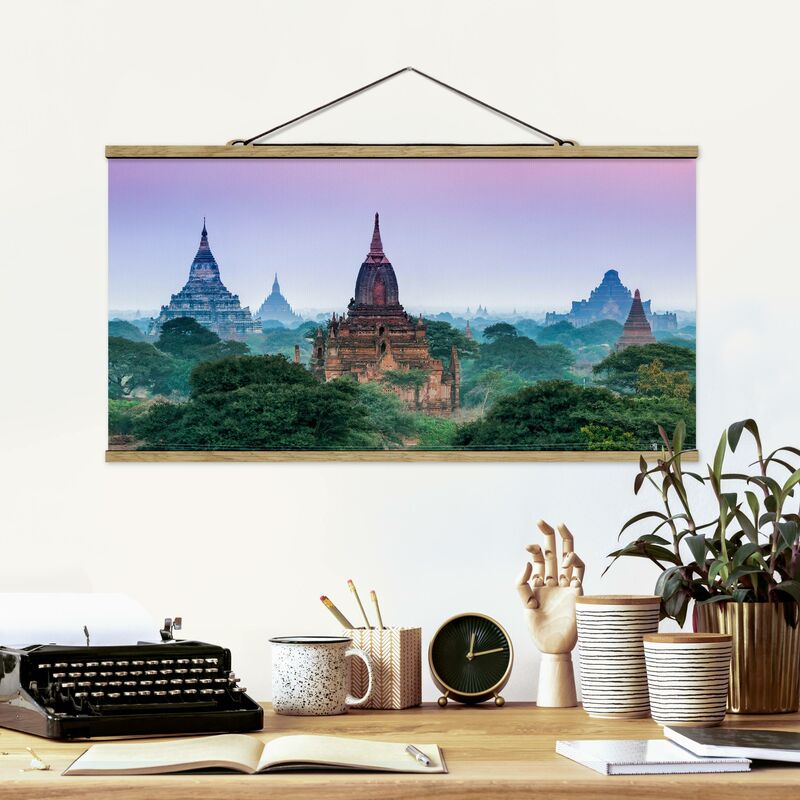 

Imagen de tela - Temple Grounds In Bagan - Apaisado 1:2 Dimensión LxA: 40cm x 80cm