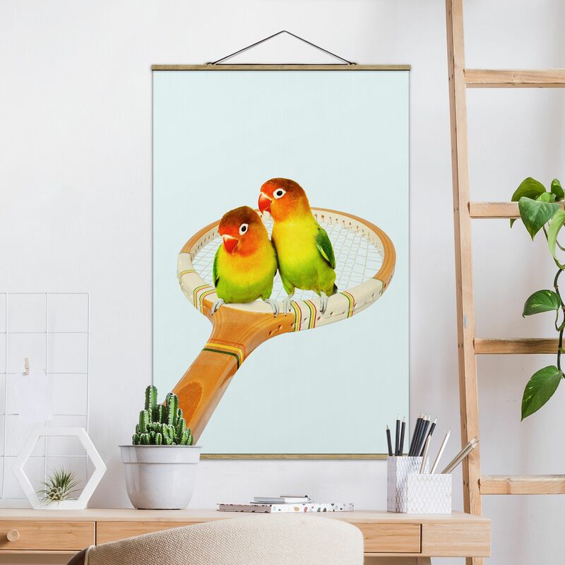 

Imagen de tela - Tennis With Birds - Alto 3:2 Dimensión LxA: 52.5cm x 35cm