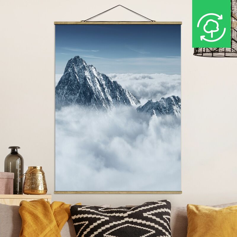 

Imagen de tela - The Alps Above The Clouds - Alto 4:3 Dimensión LxA: 66.4cm x 50cm