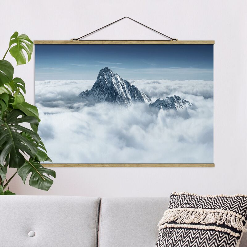 

Imagen de tela - The Alps Above The Clouds - Apaisado 2:3 Dimensión LxA: 66.5cm x 100cm