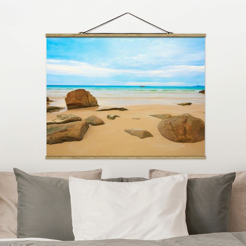 

Imagen de tela - The Beach - Apaisado 3:4 Dimensión LxA: 75cm x 100cm