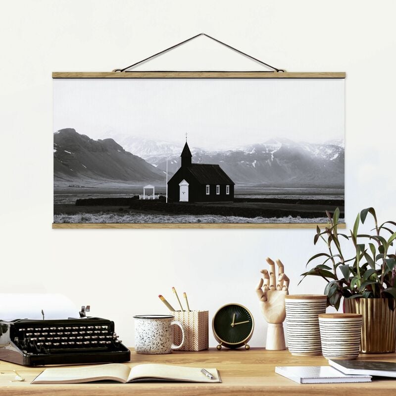

Imagen de tela - The Black Church - Apaisado 1:2 Dimensión LxA: 50cm x 100cm