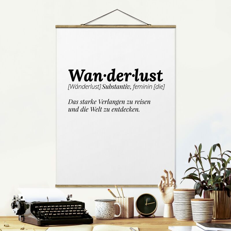 

Imagen de tela - The Definition Of Wanderlust - Alto 4:3 Dimensión LxA: 66.4cm x 50cm