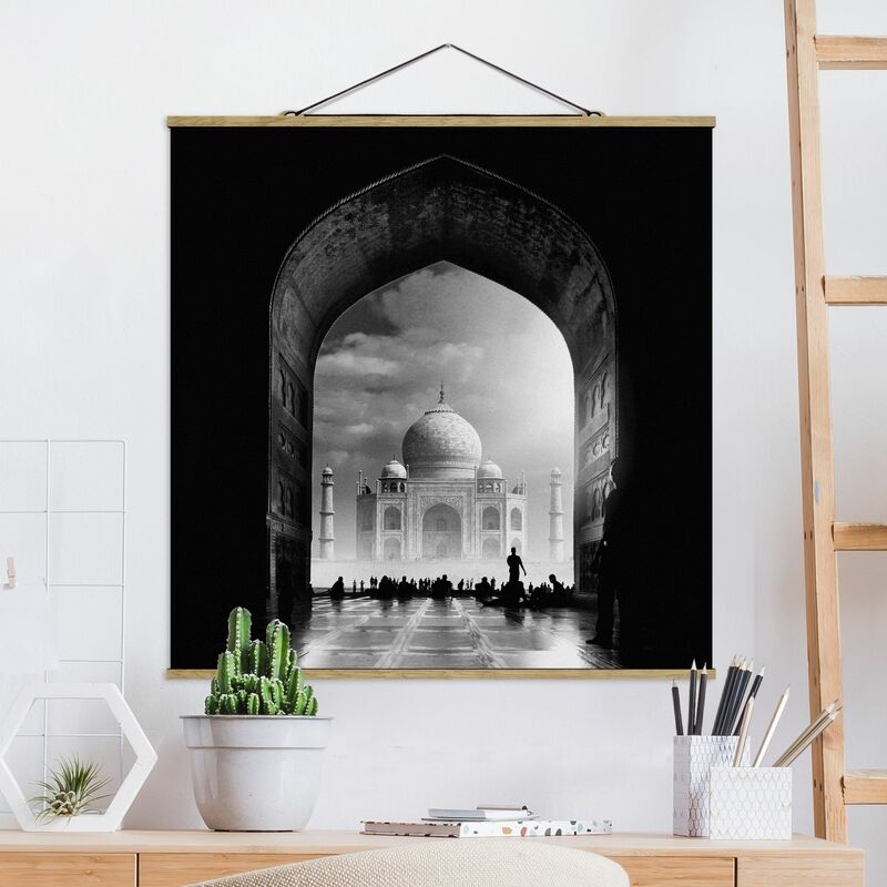 

Imagen de tela - The Gateway To The Taj Mahal - Cuadrado 1:1 Dimensión LxA: 50cm x 50cm