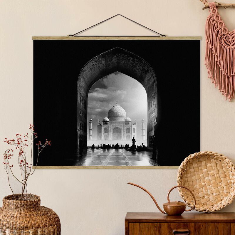 

Imagen de tela - The Gateway To The Taj Mahal - Apaisado 3:4 Dimensión LxA: 26cm x 35cm