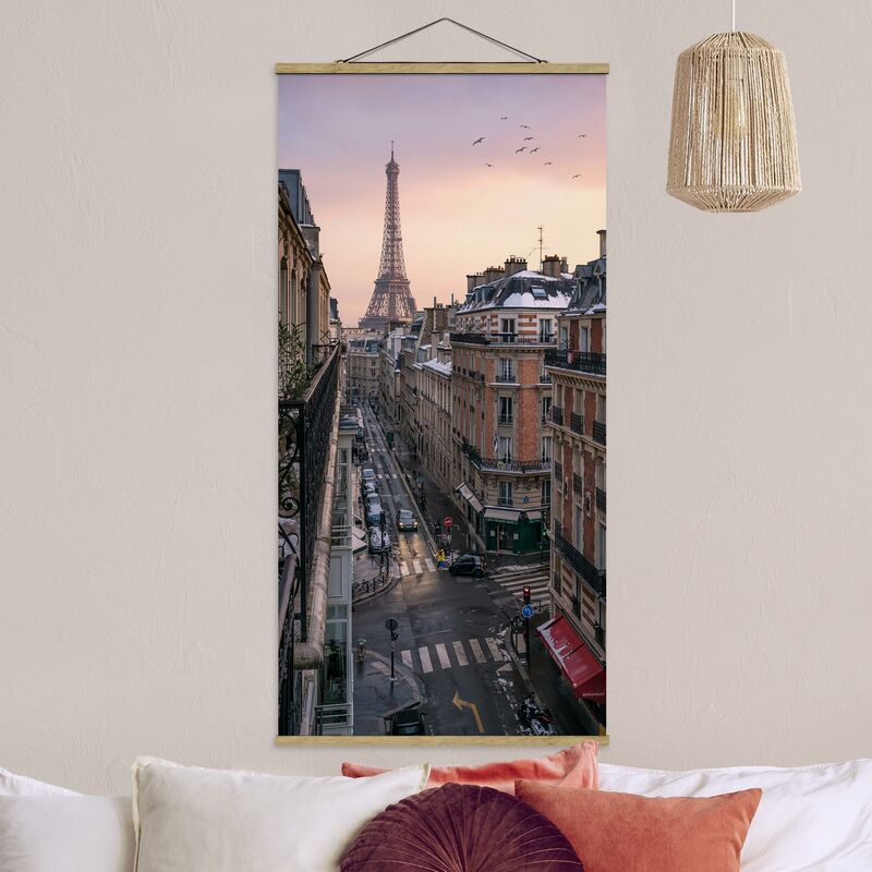 

Imagen de tela - The Eiffel Tower In The Setting Sun - Alto 2:1 Dimensión LxA: 100cm x 50cm